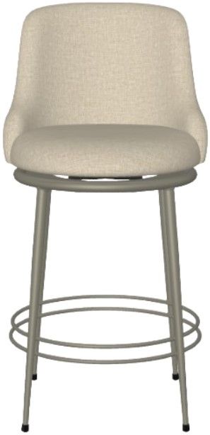 Amisco Customizable Glenn Upholstered Swivel Counter Stool-1