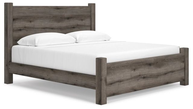 Signature Design by Ashley® Stachelli Dry Gray King Poster Bed-0