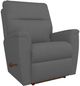 La-Z-Boy® Norton Blue Grey Leather Manual Rocking Recliner-0