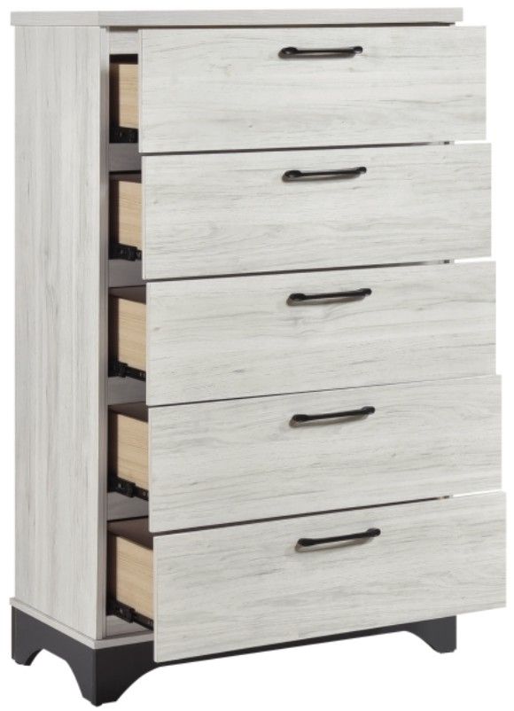 Homelegance® Westport Gray/White Oak Chest-3
