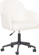 TOV Furniture Sydney Cream Vegan Leather Office Desk Chair-0