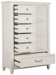 Magnussen Home® Willowbrook Egg Shell White Door Chest-3