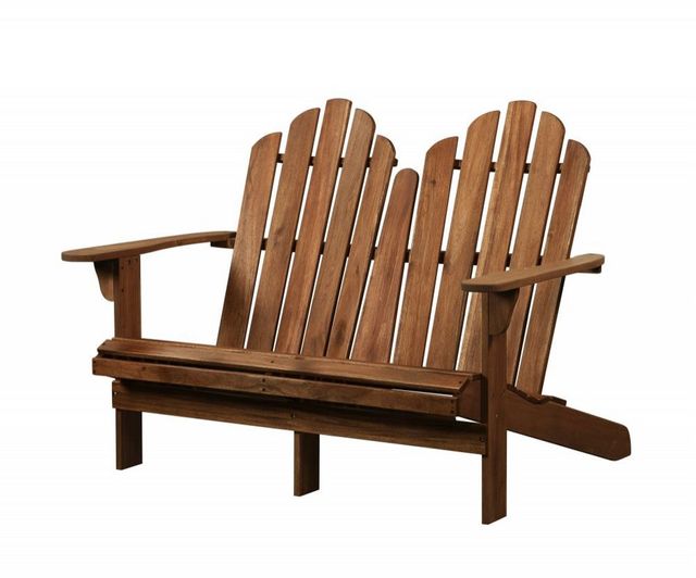 Linon Adirondack Acorn Double Bench-0
