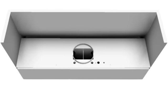 Vent-A-Hood® 48" White Wall Mounted Range Hood-1