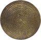 Monarch Specialties Inc. Gold Iron Bell Pedestal Drum Table-2