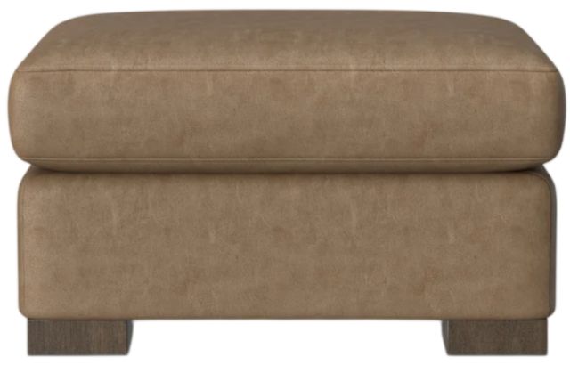 Flexsteel® Customizable Bryant Leather Ottoman-2