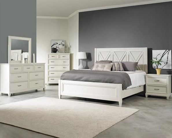Riverside Furniture Osborne Winter White 7-Drawer Dresser-1