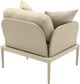 TOV Furniture Kapri Taupe Aluminum/Fabric Outdoor Accent Chair-4