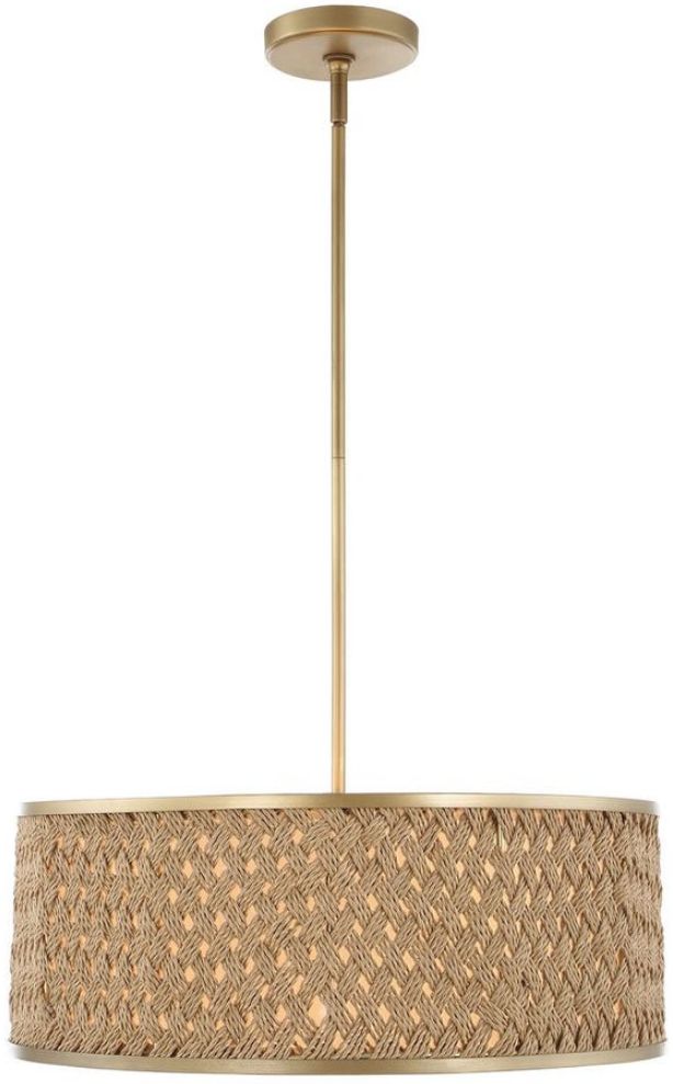 Uttermost® Pinchot Brown/Matte Gold 4-Light Pendant-0