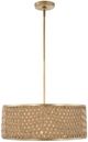Uttermost® Pinchot Brown/Matte Gold 4-Light Pendant-0