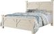 Vaughan-Bassett Chestnut Creek Alpaca King Plank Poster Bed-0