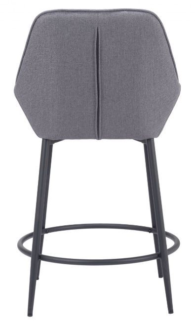 Zuo® Modern Vila Gray Counter Stool-3