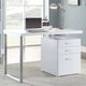 Coaster® Brennan White 3-Drawer Office Desk-4