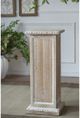 A & B Home Natural/Washed White Pedestal-4
