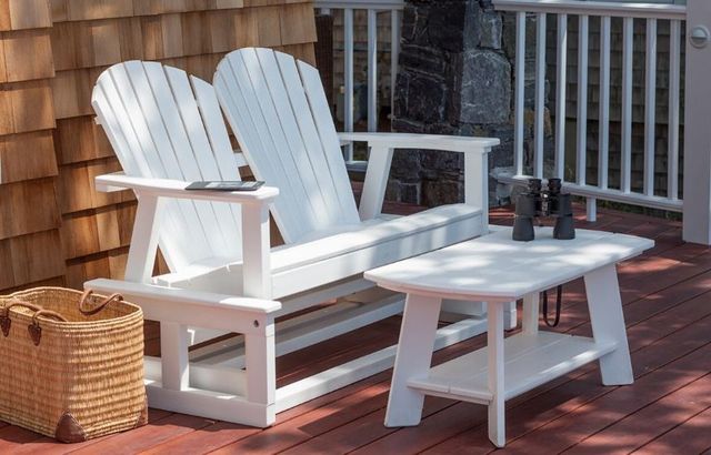 Seaside Casual Adirondack Shellback Glider-2