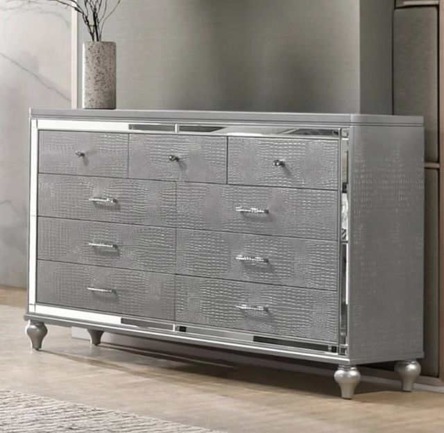 New Classic® Home Furnishings Valentino Silver Dresser-1