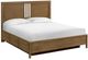 Whittier Wood® Furniture Bailey Nutmeg King Storage Panel Bed-0