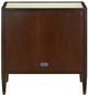Currey & Company Evie Dark Walnut and Ivory Nightstand-3