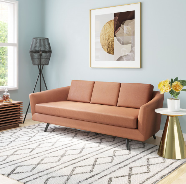 Zuo® Modern Divinity Brown Sofa-2