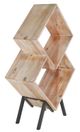 Sagebrook Home 2-Tier Brown 33.75" Wood Magazine Rack-1