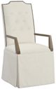 Fairfield® Customizable Dining Entree Empire 23" Tall Button Back Arm Chair-0