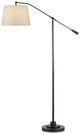 Currey & Company Maxstroke Beige/Oil Rubbed Bronze Floor Lamp-0