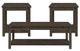 Elements International Eleanor 3-Piece Mocha Gray Occasional Table Set-0