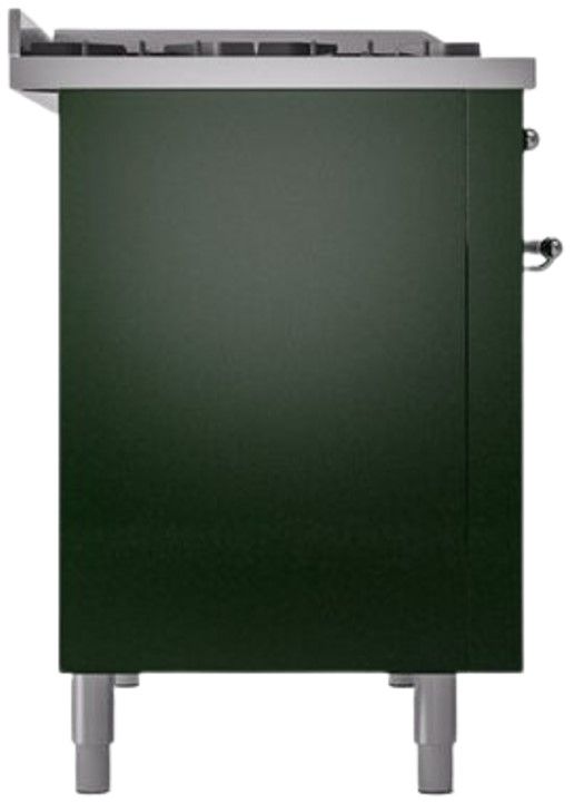 Ilve® Nostalgie II Series 48" Emerald Green Pro Style Dual Fuel Range-1