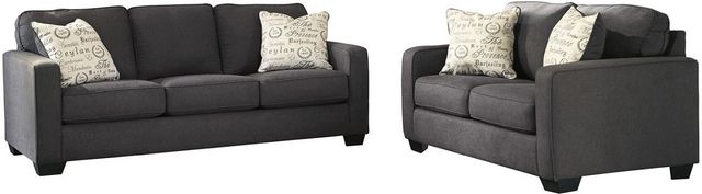 Signature Design by Ashley® Alenya Charcoal Loveseat-4