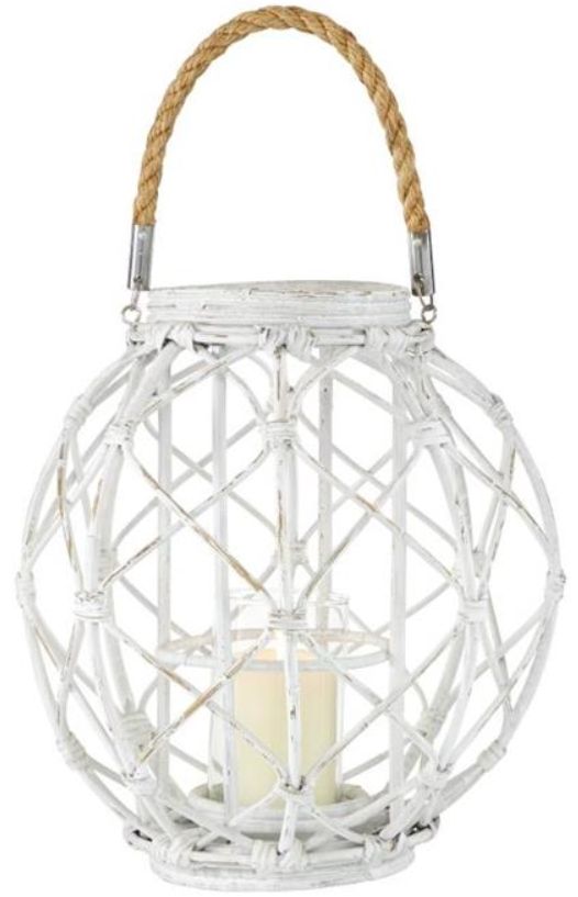 Deco Marche White Candle Lantern-0