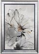 Stylecraft Floral Sketch I Black/Gold/Gray/Light Gray Wall Art-0