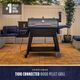 Pit Boss® Grills Sportsman Series 1100 64" Black Freestanding Wood Pellet Grill-1