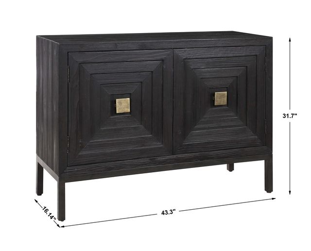 Uttermost® Aiken Dark Ebony Cabinet-2