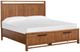 Magnussen Home® Conway Honey Wheat King Panel Storage Bed-0