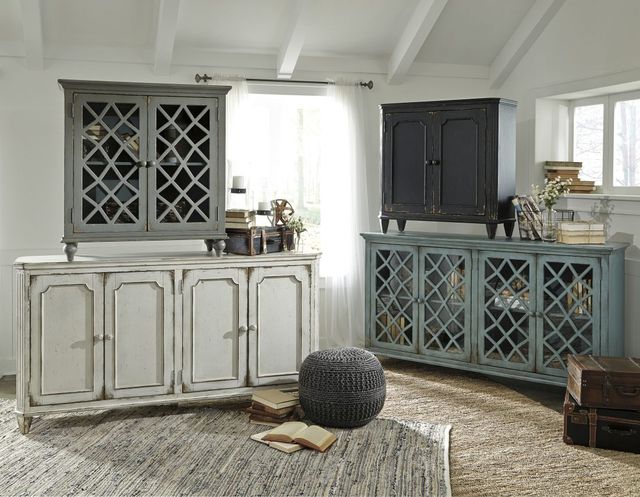 Signature Design by Ashley® Mirimyn Antique Gray Door Accent Cabinet-4