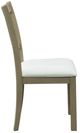 Ashley® Calmoro Gray/Off White Upholstered Dining Side Chair-4