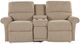 La-Z-Boy® Robin Taupe Manual Reclining Loveseat with Console-1
