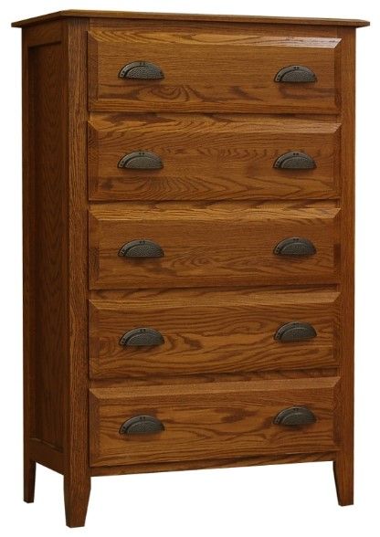 Wolfcraft Furniture Summit Brown 5-Drawer Chest -0
