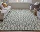 Feizy Lorrain Green/Ivory 5'x8' Area Rug-5