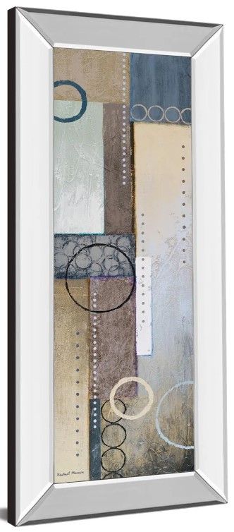 Classy Art Color of Rain Il by Michael Marcon Mirror Framed Wall Art-1