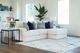 Jackson Furniture Polaris 2-Piece Off-White Right-Arm Facing Loveseat Sectional and Chaise-1