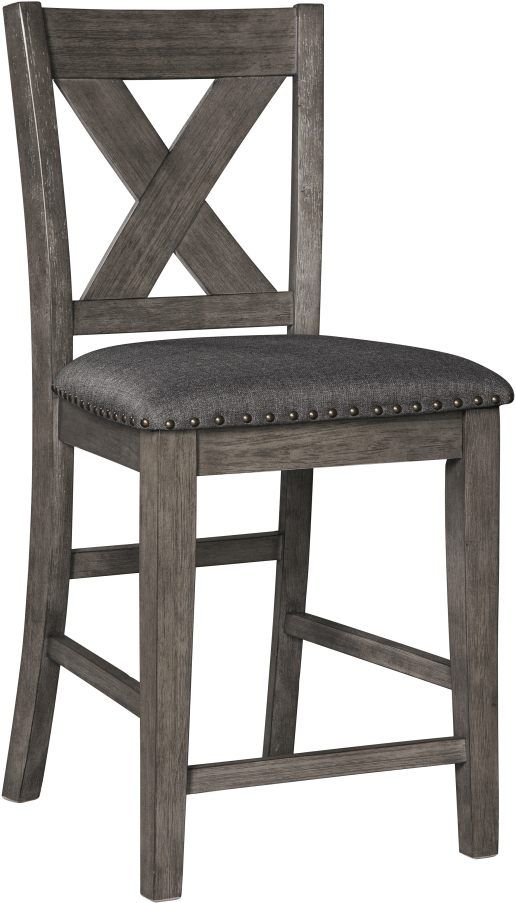 Signature Design by Ashley® Caitbrook Gray Upholstered Bar Stool