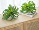 A & B Home Green Faux Spider Plant Stem-4