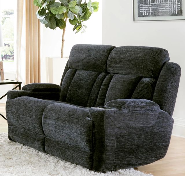 Parker House® Dalton Lucky Charcoal Power Loveseat-1