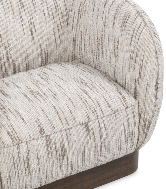 Classic Home Rinner Cocoa Cream Swivel Accent Chair-4