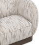 Classic Home Rinner Cocoa Cream Swivel Accent Chair-4