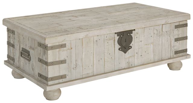 Signature Design by Ashley® Carynhurst 2-Piece White Wash Gray Living Room Tables Set-1