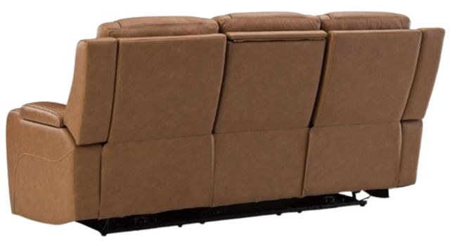 Signature Design by Ashley® Dreamer Caramel Power Reclining Sofa with Audio-4
