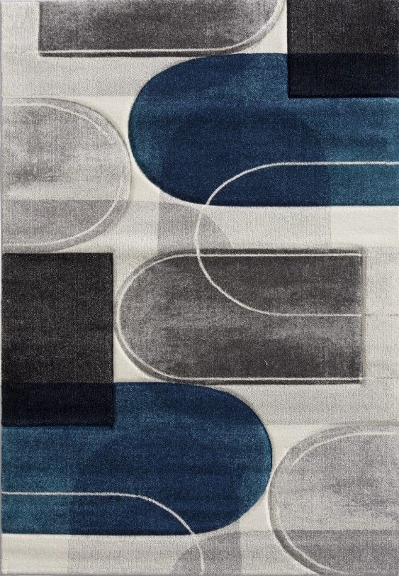 Midas Accents 24378 Diamond 5"x8" Area Rug-1