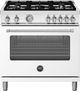 Bertazzoni Master Series 36" Bianco Matt Pro Style Gas Range-0